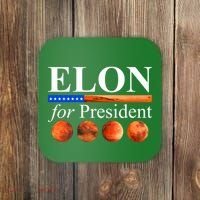 Elon For President USA Mars Flag Coaster thumb 0