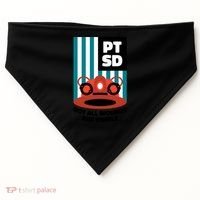 Ems Firefighter Ptsd Awareness Flag Post Traumatic Stress Meaningful Gift USA-Made Doggie Bandana thumb 0