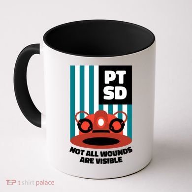 Ems Firefighter Ptsd Awareness Flag Post Traumatic Stress Meaningful Gift Coffee Mug