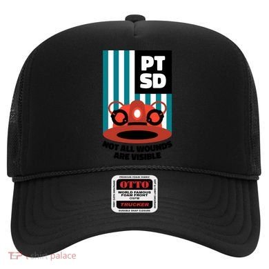 Ems Firefighter Ptsd Awareness Flag Post Traumatic Stress Meaningful Gift Hat
