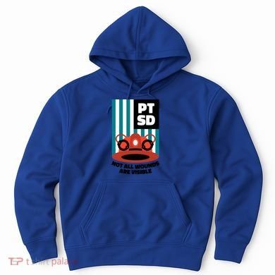 Ems Firefighter Ptsd Awareness Flag Post Traumatic Stress Meaningful Gift Hoodie