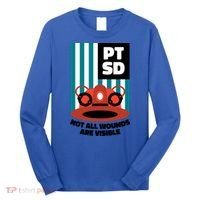 Ems Firefighter Ptsd Awareness Flag Post Traumatic Stress Meaningful Gift Long Sleeve Shirt thumb 0