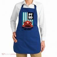 Ems Firefighter Ptsd Awareness Flag Post Traumatic Stress Meaningful Gift Apron thumb 2