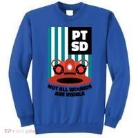 Ems Firefighter Ptsd Awareness Flag Post Traumatic Stress Meaningful Gift Sweatshirt thumb 0