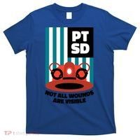 Ems Firefighter Ptsd Awareness Flag Post Traumatic Stress Meaningful Gift T-Shirt thumb 0