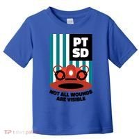 Ems Firefighter Ptsd Awareness Flag Post Traumatic Stress Meaningful Gift Toddler T-Shirt thumb 0