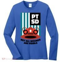 Ems Firefighter Ptsd Awareness Flag Post Traumatic Stress Meaningful Gift Women's Long Sleeve Shirt thumb 0