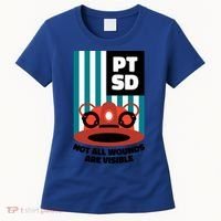 Ems Firefighter Ptsd Awareness Flag Post Traumatic Stress Meaningful Gift Women's T-Shirt thumb 0