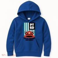 Ems Firefighter Ptsd Awareness Flag Post Traumatic Stress Meaningful Gift Kids Hoodie thumb 0
