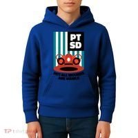 Ems Firefighter Ptsd Awareness Flag Post Traumatic Stress Meaningful Gift Kids Hoodie thumb 4