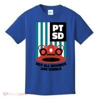 Ems Firefighter Ptsd Awareness Flag Post Traumatic Stress Meaningful Gift Kids T-Shirt thumb 0