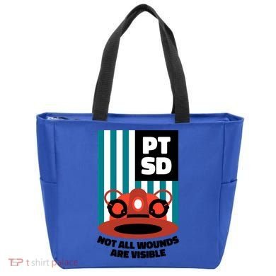 Ems Firefighter Ptsd Awareness Flag Post Traumatic Stress Meaningful Gift Tote Bag