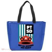 Ems Firefighter Ptsd Awareness Flag Post Traumatic Stress Meaningful Gift Tote Bag thumb 0