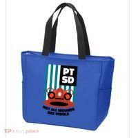 Ems Firefighter Ptsd Awareness Flag Post Traumatic Stress Meaningful Gift Tote Bag thumb 3