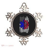 EMT Firefighter Paramedic Fireman EMS American Flag Ornament thumb 0