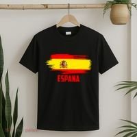 Espana Flag Spain Soccer Spain Futbol Club Support T-Shirt thumb 2