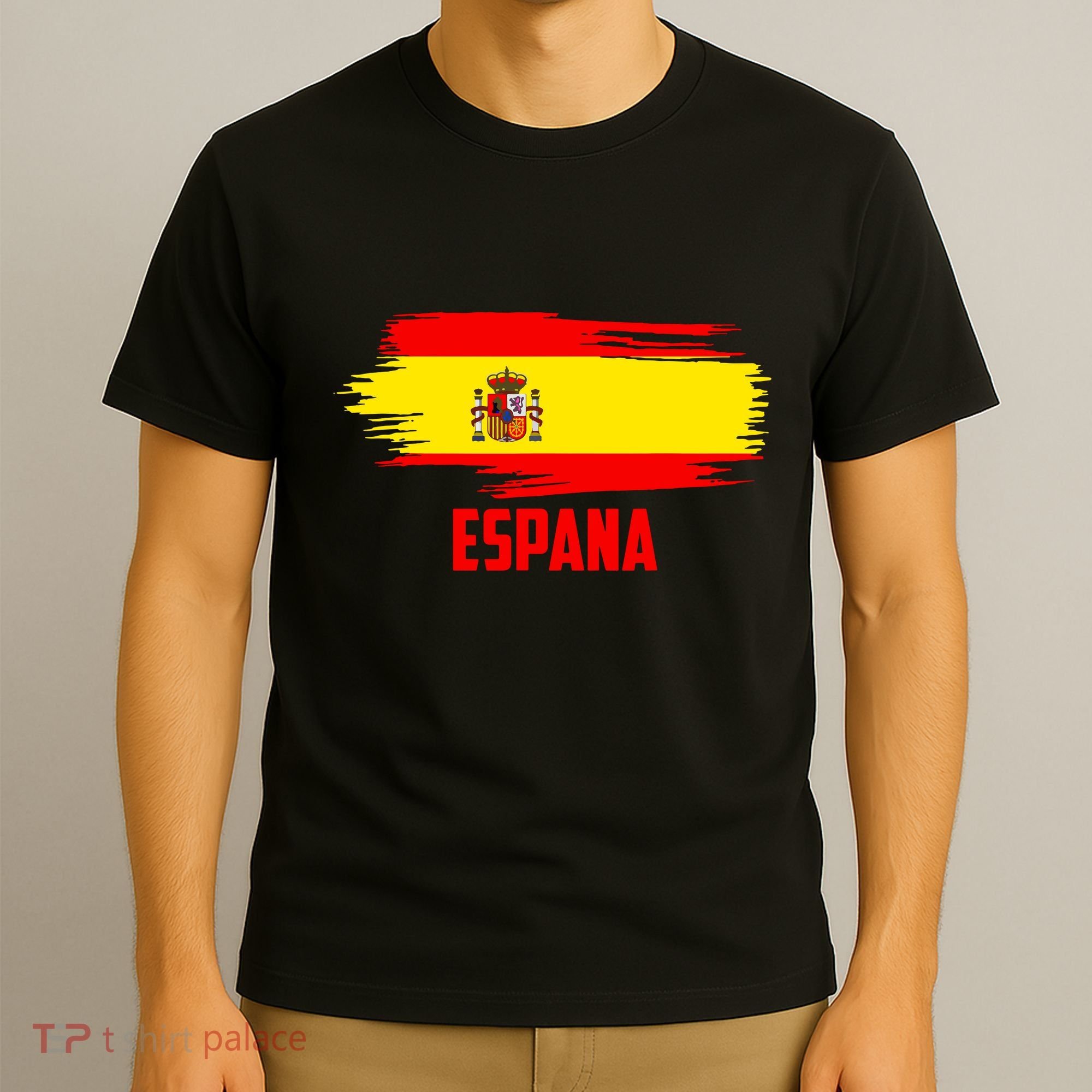 Espana Flag Spain Soccer Spain Futbol Club Support T-Shirt