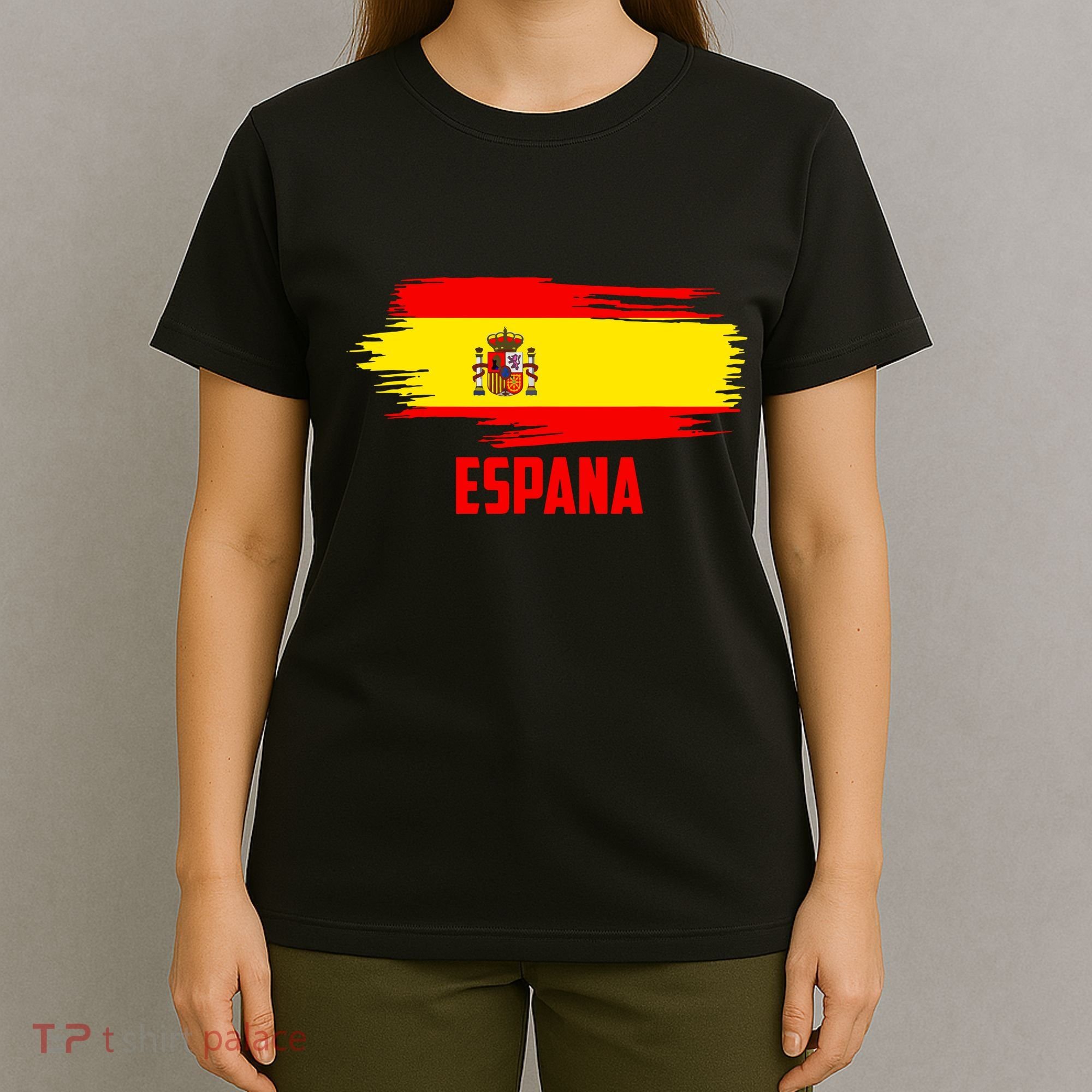 Espana Flag Spain Soccer Spain Futbol Club Support T-Shirt
