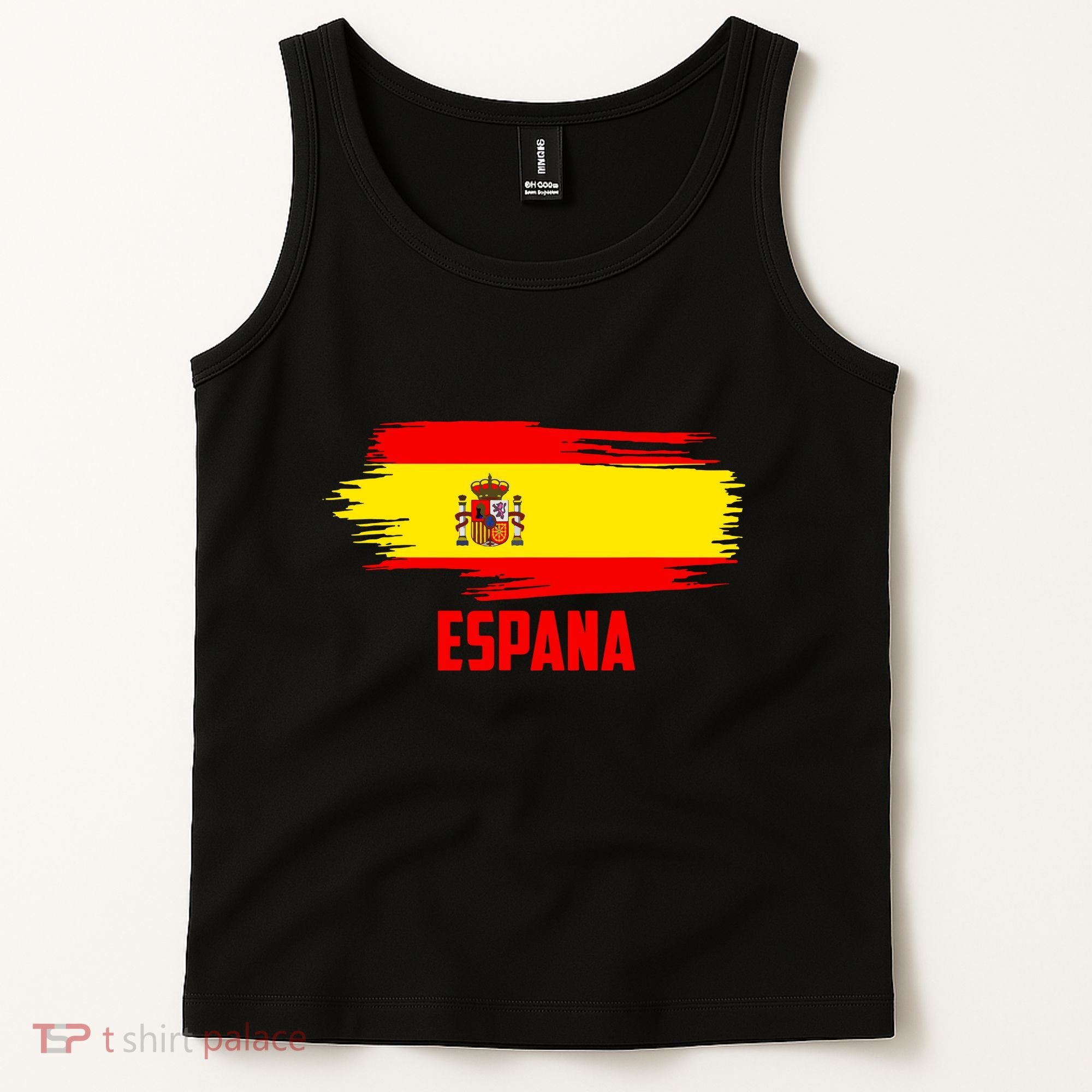 Espana Flag Spain Soccer Spain Futbol Club Support Tank Top