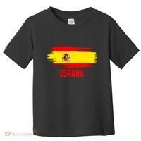 Espana Flag Spain Soccer Spain Futbol Club Support Toddler T-Shirt thumb 0