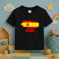 Espana Flag Spain Soccer Spain Futbol Club Support Toddler T-Shirt thumb 3