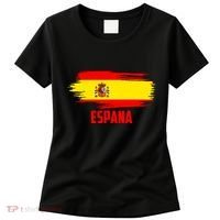 Espana Flag Spain Soccer Spain Futbol Club Support Women's T-Shirt thumb 0