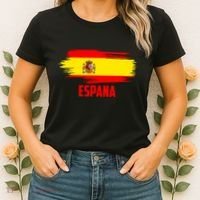 Espana Flag Spain Soccer Spain Futbol Club Support Women's T-Shirt thumb 2