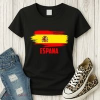 Espana Flag Spain Soccer Spain Futbol Club Support Women's T-Shirt thumb 3