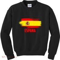 Espana Flag Spain Soccer Spain Futbol Club Support Kids Sweatshirt thumb 0