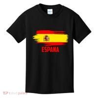 Espana Flag Spain Soccer Spain Futbol Club Support Kids T-Shirt thumb 0