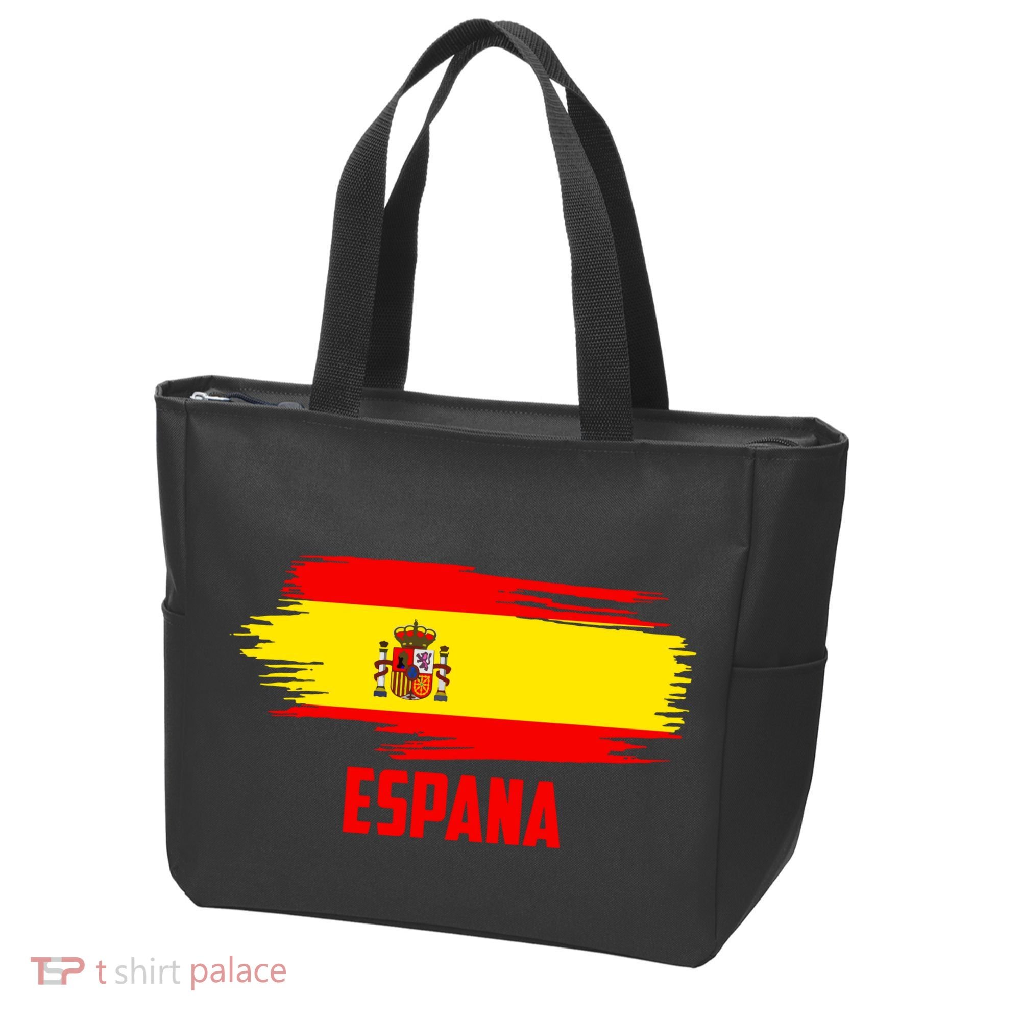 Espana Flag Spain Soccer Spain Futbol Club Support Tote Bag