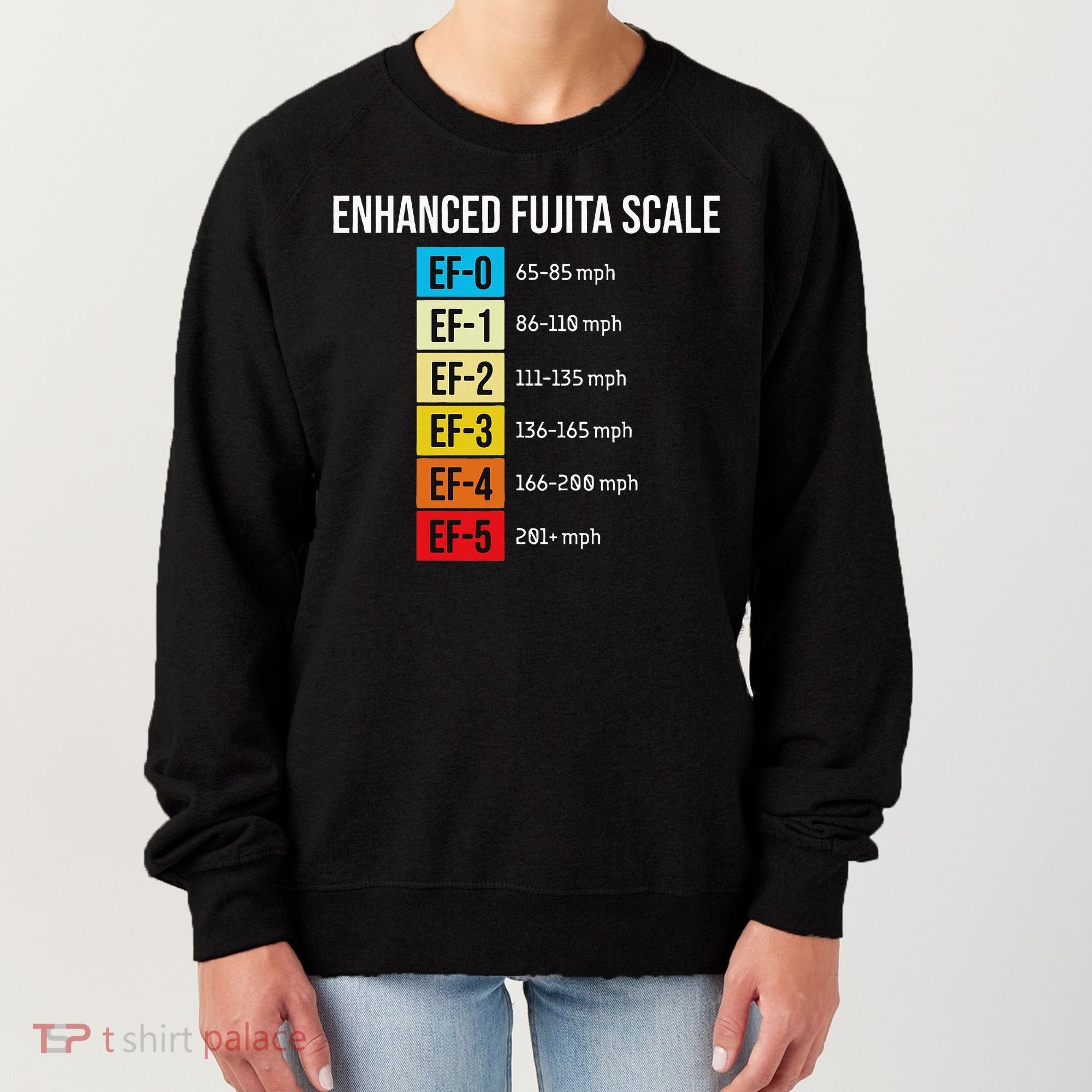 Enhanced Fujita Scale Meteorologist Meteorology Weather Women's Sweatshirt