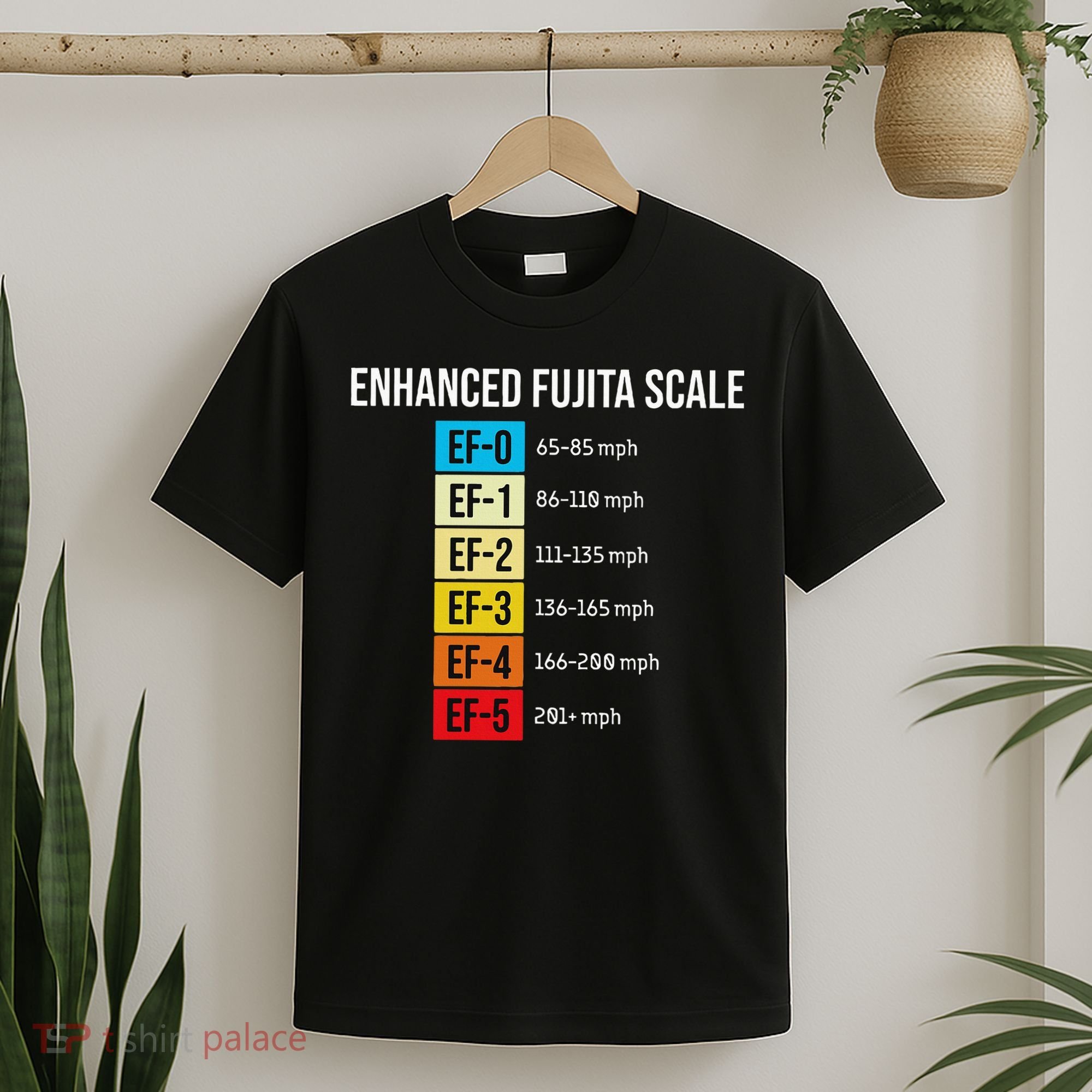 Enhanced Fujita Scale Meteorologist Meteorology Weather T-Shirt