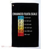 Enhanced Fujita Scale Meteorologist Meteorology Weather Golf Towel thumb 0