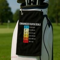 Enhanced Fujita Scale Meteorologist Meteorology Weather Golf Towel thumb 2