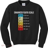 Enhanced Fujita Scale Meteorologist Meteorology Weather Kids Sweatshirt thumb 0