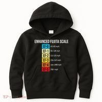 Enhanced Fujita Scale Meteorologist Meteorology Weather Kids Hoodie thumb 0