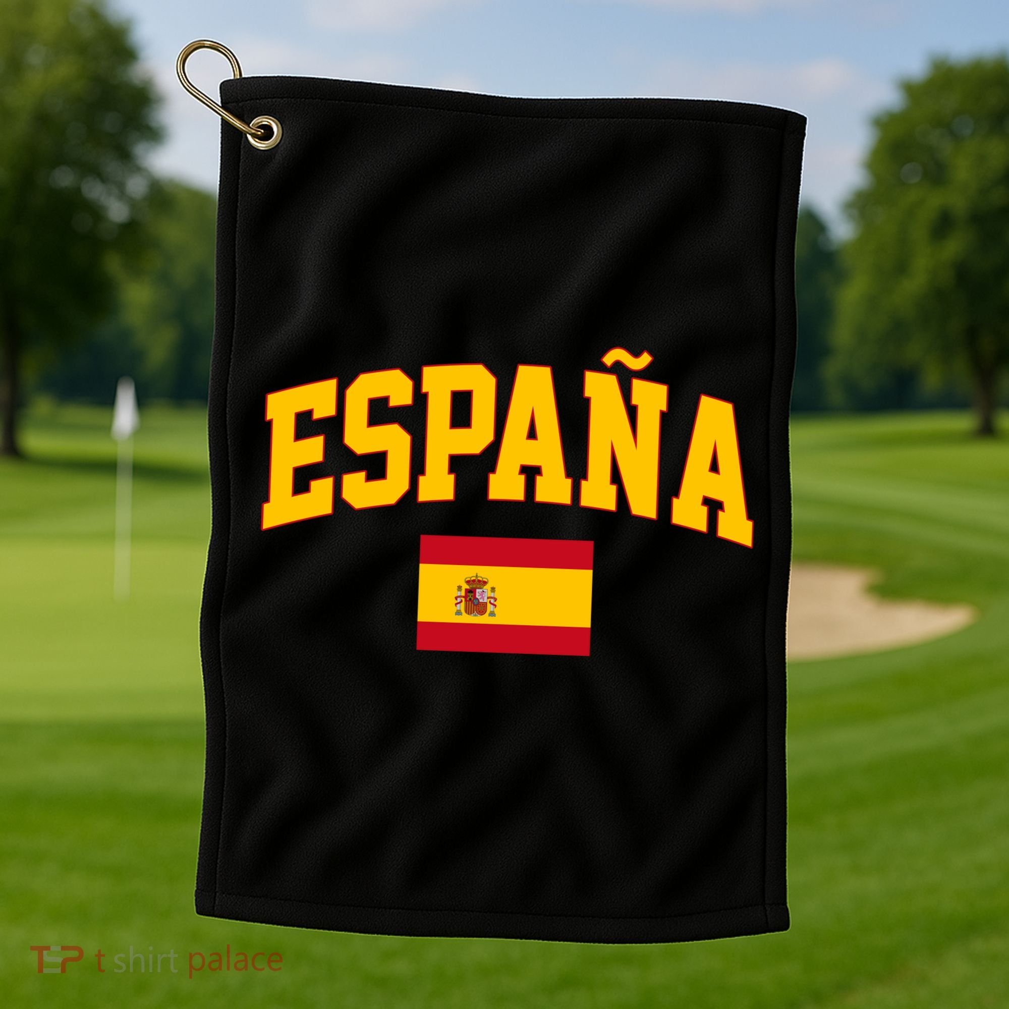 Espana Flag Spain Pride Golf Towel