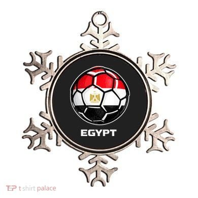 Egypt Flag Soccer Ball Vintage Ornament
