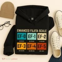 Enhanced Fujita Scale Tornado For Retro Storm Chaser Hoodie thumb 4