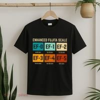 Enhanced Fujita Scale Tornado For Retro Storm Chaser T-Shirt thumb 2