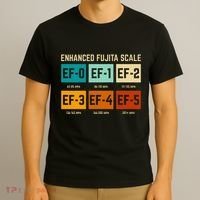 Enhanced Fujita Scale Tornado For Retro Storm Chaser T-Shirt thumb 3