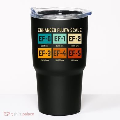 Enhanced Fujita Scale Tornado For Retro Storm Chaser Tumbler