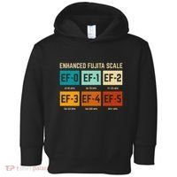 Enhanced Fujita Scale Tornado For Retro Storm Chaser Toddler Hoodie thumb 0