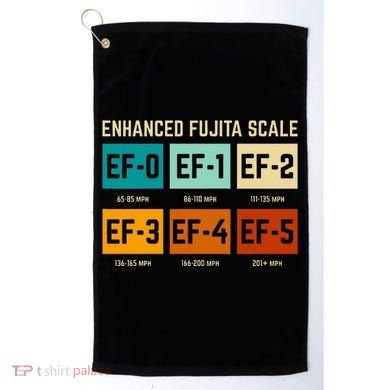 Enhanced Fujita Scale Tornado For Retro Storm Chaser Golf Towel