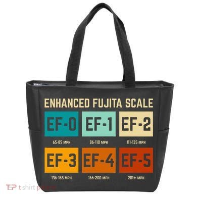 Enhanced Fujita Scale Tornado For Retro Storm Chaser Tote Bag