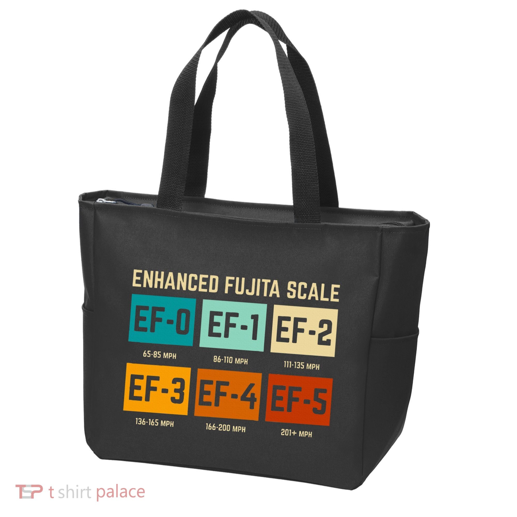 Enhanced Fujita Scale Tornado For Retro Storm Chaser Tote Bag