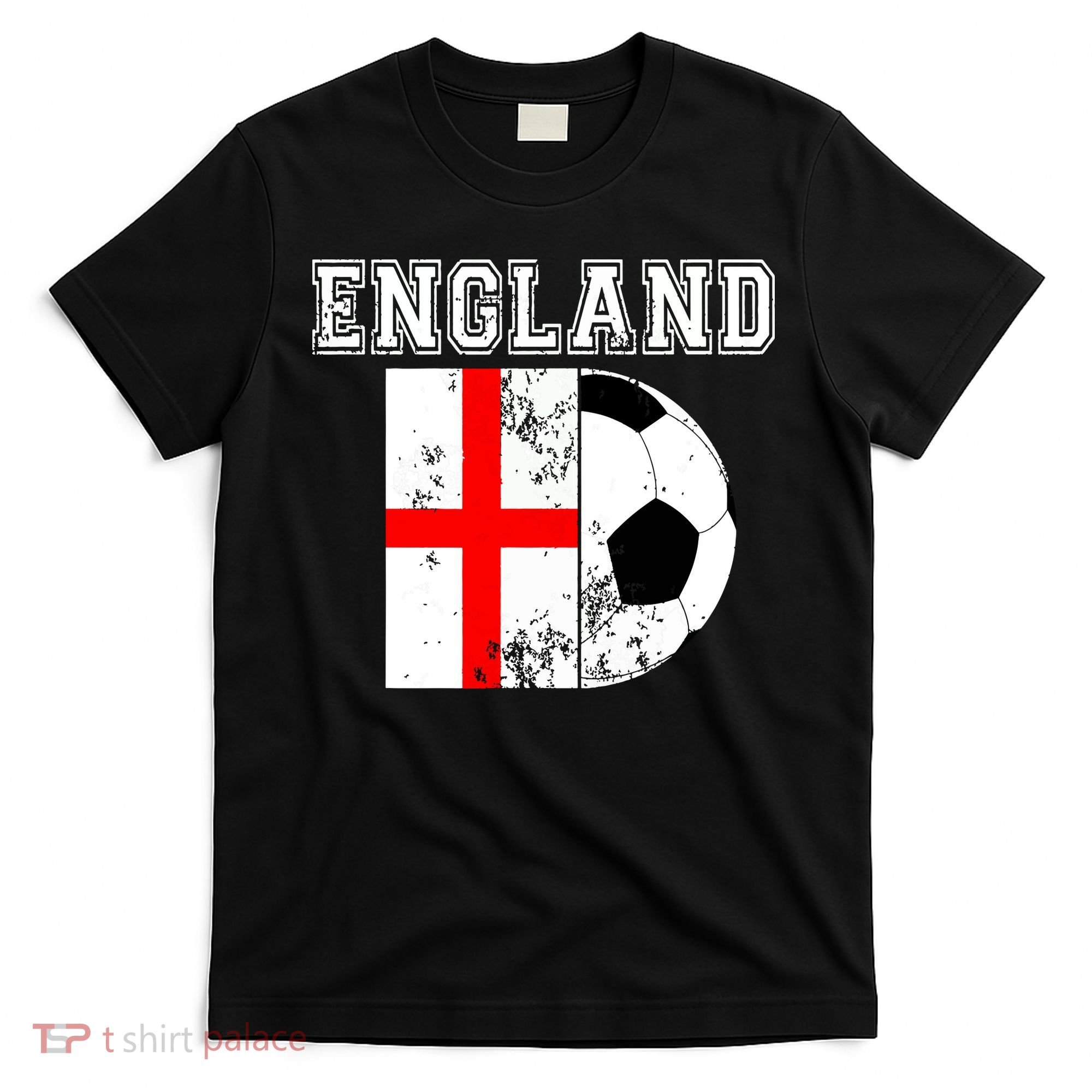 England Flag Soccer Futbol Football T-Shirt