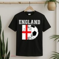 England Flag Soccer Futbol Football T-Shirt thumb 2