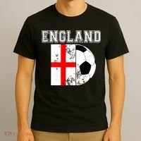 England Flag Soccer Futbol Football T-Shirt thumb 3